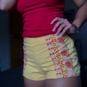 Shorts and tank top. Without tank top $10.